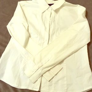 Ann Taylor White Dress Shirt